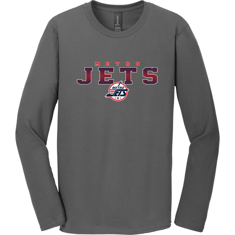 Metro Jets Softstyle Long Sleeve T-Shirt