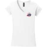 Metro Jets Softstyle Ladies Fit V-Neck T-Shirt