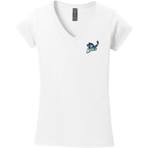 Kensington Valley Rebels Softstyle Ladies Fit V-Neck T-Shirt
