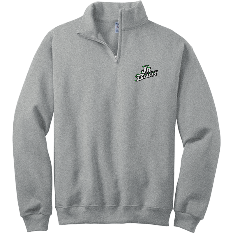 Junior Blades NuBlend 1/4-Zip Cadet Collar Sweatshirt