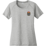 Danville Iron Ladies PosiCharge Tri-Blend Wicking Scoop Neck Raglan Tee