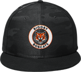 Biggby Bobcats New Era Camo Flat Bill Snapback Cap