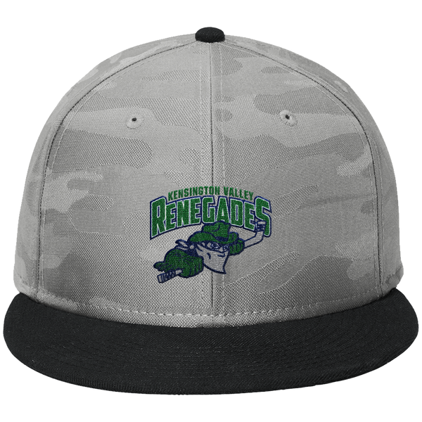 Kensington Valley Renegades New Era Camo Flat Bill Snapback Cap