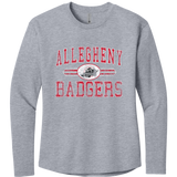 Allegheny Badgers Women's Cotton Relaxed Long Sleeve Tee