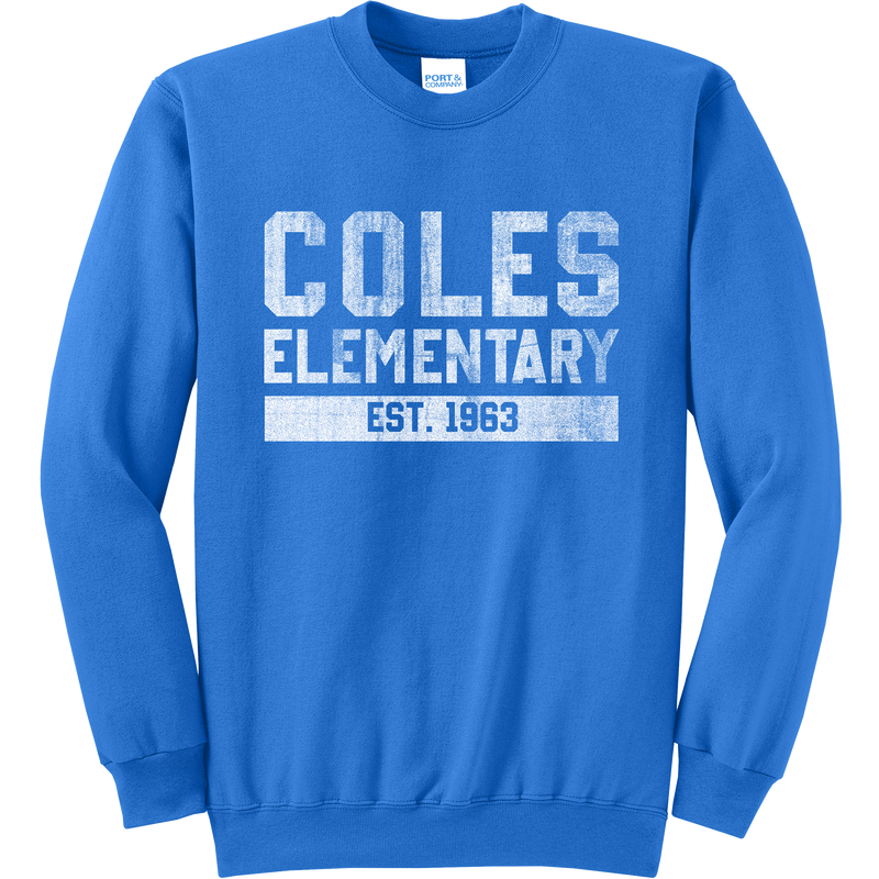 Coles Elementary Distressed Crewneck Sweatshirt