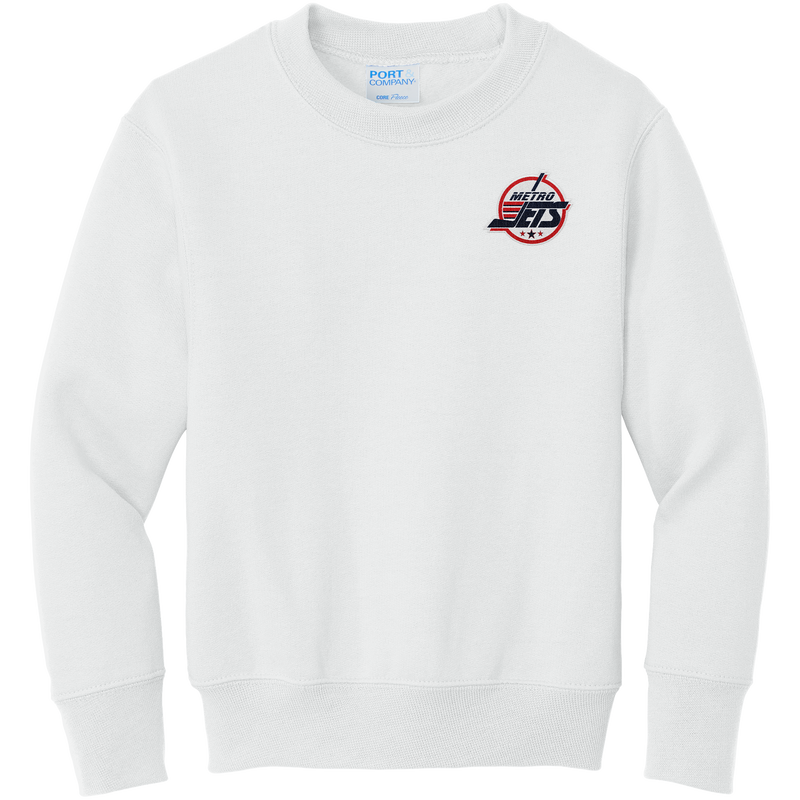 Metro Jets Youth Core Fleece Crewneck Sweatshirt