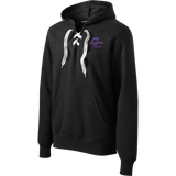 Curry College Lace Up Pullover Hooded Sweatshirt