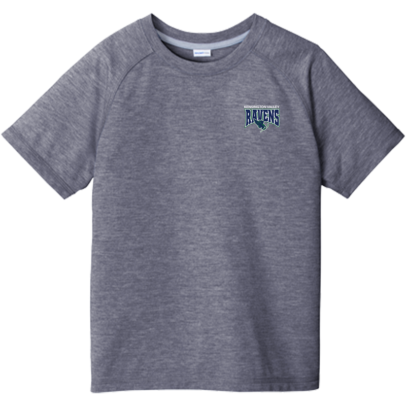 Kensington Valley Ravens Youth PosiCharge Tri-Blend Wicking Raglan Tee